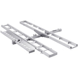 VEVOR Motorcycle Carrier, 2-Bike 272.15KGS Aluminum Motorcycle Carrier Hitch Mount, Loading Ramp, Sc