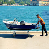 VEVOR Watercraft PWC Dolly Boat 454 kg Capacity Jet Ski Stand Storage Cart - Close-Up Angle