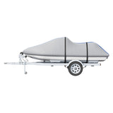 VEVOR Jet Ski Cover 320-342 cm Trailerable Waterproof PWC Cover, Heavy-duty 600D Marine Grade PU Oxford Fabric, UV Resistant Seadoo Cover with Buckle