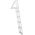 Removable Dock Ladder 5 Steps, 159 kg Load Capacity, Pontoon Boat Ladder with 4'' Wide Step & Nonslip Design for Ship/Lake/Pool/Marine Boarding