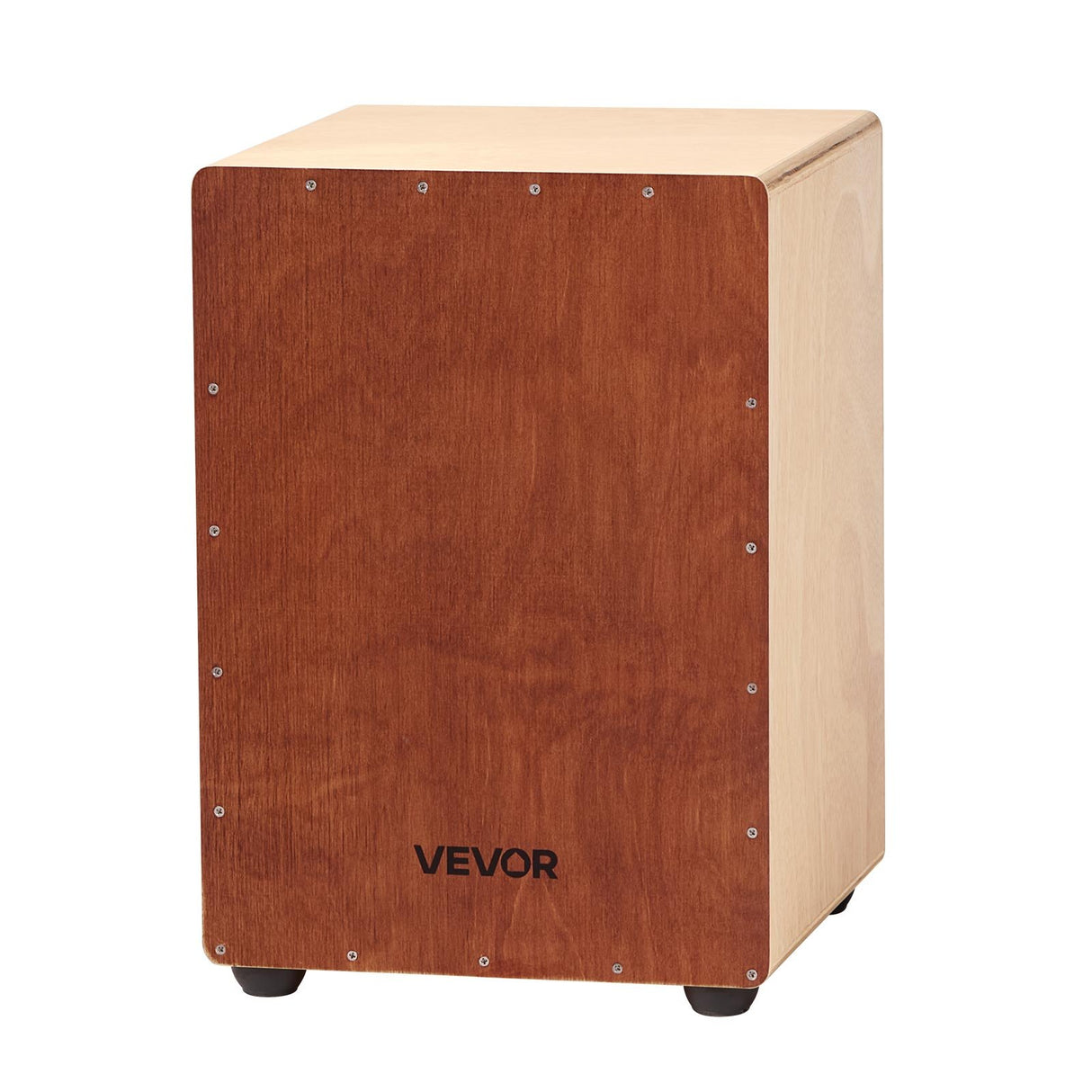 VEVOR Cajon Box Drum Birchwood Percussion Instrument with Snare Wires Travel Bag