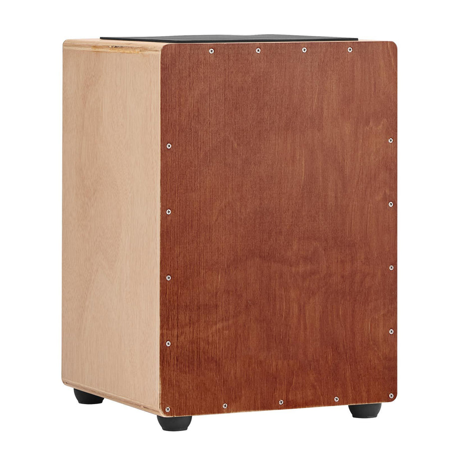 Cajon Box Drum, with Internal Snare Wires, Lightweight Wooden Percussion Box, Portable Birch Wood Drum Musical Instrument with Silicone Feet, for Beginners and Professionals, 305 x 305 x 430 mm