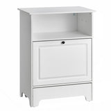 VEVOR Pet Feeding Station w/ 2 Elevated Dog Bowls Dog Food & Toy Storage Cabinet - Extra Image