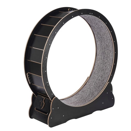 Wooden Cat Exercise Wheel, 43.3" Large Cat Treadmill Wheel for Indoor Cats, Cat Running Wheel with Detachable, image 10