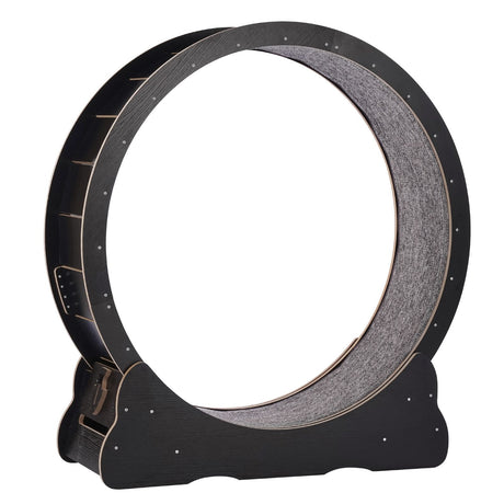Wooden Cat Exercise Wheel, 43.3" Large Cat Treadmill Wheel for Indoor Cats, Cat Running Wheel with Detachable, image 12