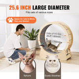 VEVOR Cat Exercise Wheel Large Cat Treadmill Wheel for Indoor Cats 29.5 inch - Top-Down View