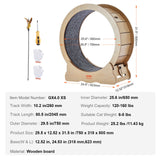 VEVOR Cat Exercise Wheel Large Cat Treadmill Wheel for Indoor Cats 29.5 inch - Close-Up Angle