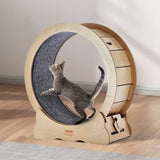 VEVOR Cat Exercise Wheel Large Cat Treadmill Wheel for Indoor Cats 29.5 inch - Low Angle