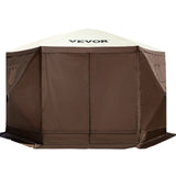 VEVOR Pop-up Camping Gazebo Camping Canopy Shelter 6 Sided 10' x 10' Sun Shade - Extra Image