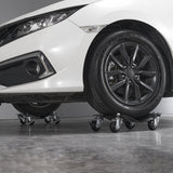 VEVOR Car Dolly Wheel Tire Dolly 4 PCS Heavy Duty Skate Auto Repair Dolly 6000LB - Low Angle