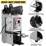 Semi-automatic Cup Sealing Machine Cup Sealer Silver 300-500 Cups/Hour