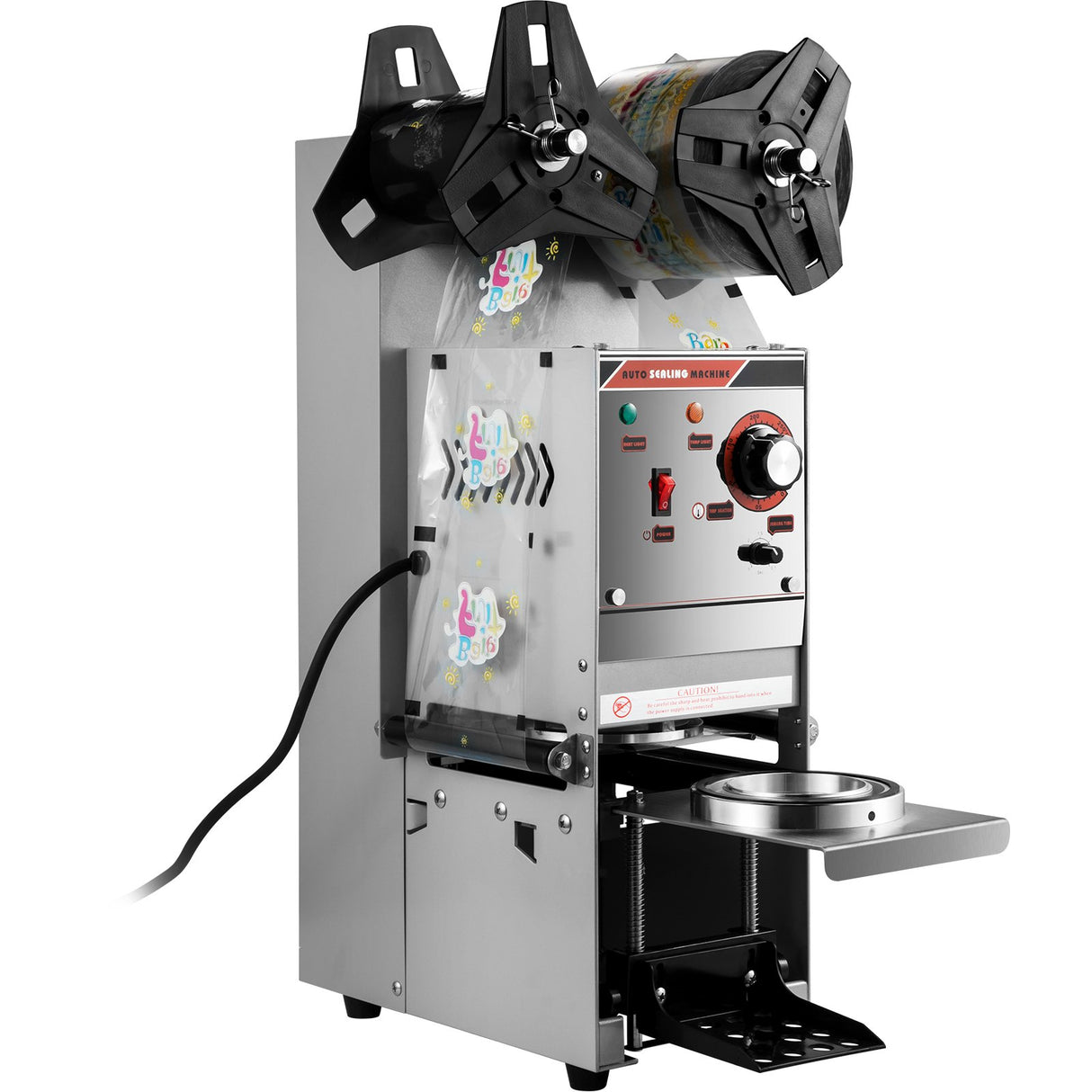 Semi-automatic Cup Sealing Machine Cup Sealer Silver 300-500 Cups/Hour