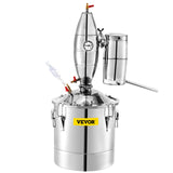 VEVOR Alcohol Distiller 70L Alcohol Still Whiskey Distillery Kit Home Moonshine Still with Thermometer and Fermentation Tank for Alcohol Distilling - Extra Image