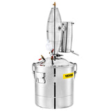 VEVOR Alcohol Distiller 70L Alcohol Still Whiskey Distillery Kit Home Moonshine Still with Thermometer and Fermentation Tank for Alcohol Distilling - Extra Image