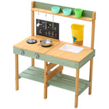 VEVOR Wooden Mud Kitchen Outdoor Toy Play Kitchen Set for Kids Pretend Playset - Extra Image