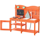 VEVOR Wooden Mud Kitchen Outdoor Toy Play Kitchen Set for Kids Pretend Playset - Extra Image