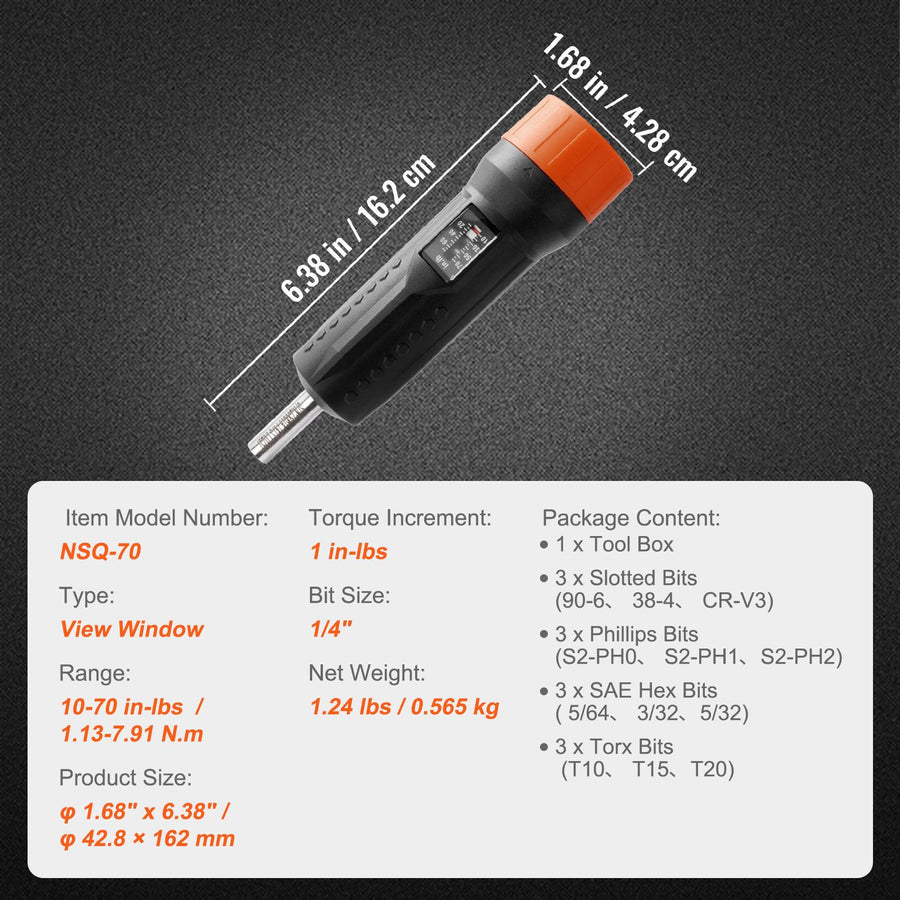 Torque Screwdriver 1/4