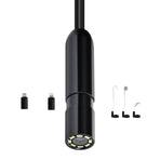 Endoscope Camera with Light, 1920P HD Borescope for Android & IOS, 8 LED Lights Inspection Camera with 3m Semi-Rigid Cable, 2X Zoom, IP67 Waterproof Snake Scope Cameras for Auto, Plumbing