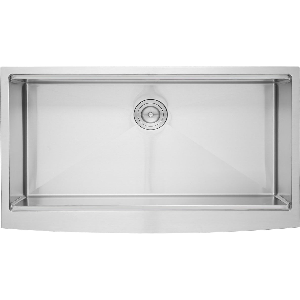 VEVOR Farmhouse Kitchen Sink, 304 Stainless Steel Drop-In Sinks, Top Mount Single Bowl Basin with Ledge & Accessories, Household Dishwasher Sinks for