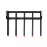 VEVOR Clamp on Debris Forks to 1200 mm Bucket, 1200 kg Capacity Heavy Duty Clamp on Pallet Forks Attachments, Fit for Loader Bucket Skidsteer Tractor