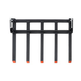 VEVOR Clamp on Debris Forks to 1200 mm Bucket, 1200 kg Capacity Heavy Duty Clamp on Pallet Forks Attachments, Fit for Loader Bucket Skidsteer Tractor to Clean up Fallen Limbs Debris or Yard Wwaste - Extra Image