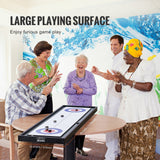 VEVOR 114cm Shuffleboard and Curling 2 in 1 Board Game Portable Tabletop Set - Side View