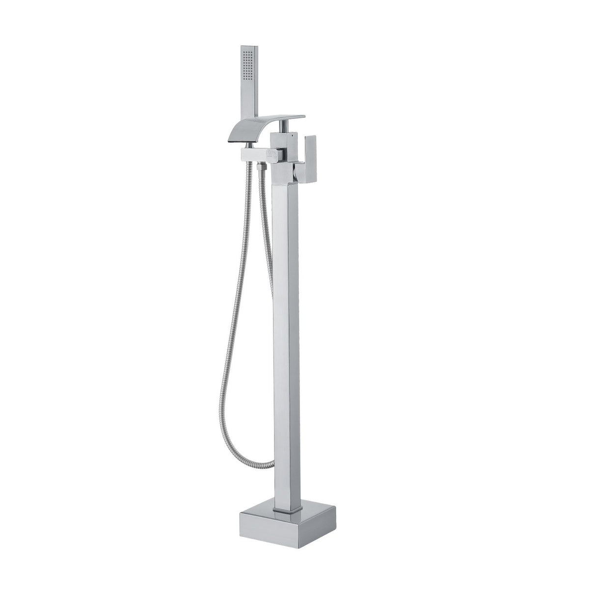 VEVOR Freestanding Bathtub Faucet, Floor Mount, Freestanding Tub Filler, Shower Mixer Taps, Two Water Modes, Swivel Spout, for Bathing & Showering Pet