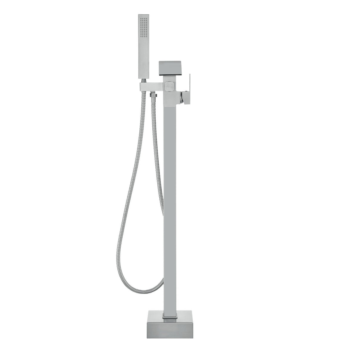 VEVOR Freestanding Bathtub Faucet, Floor Mount, Freestanding Tub Filler, Shower Mixer Taps, Two Water Modes, Swivel Spout, for Bathing & Showering Pet