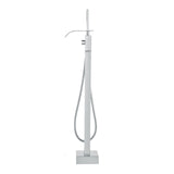 VEVOR Freestanding Bathtub Faucet, Floor Mount, Freestanding Tub Filler, Shower Mixer Taps, Two Water Modes, 360? Swivel Spout, for Bathing &