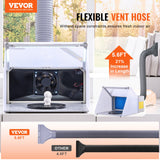VEVOR Airbrush Spray Booth Portable Hobby Airbrush Paint Spray Booth for Models - Front View