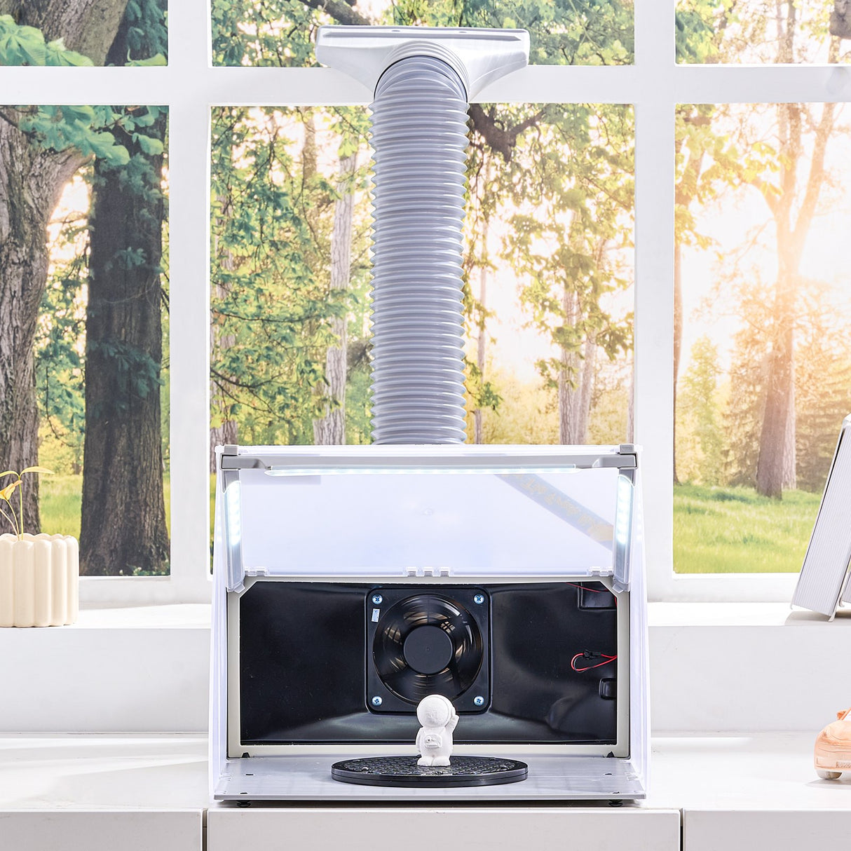 VEVOR Airbrush Spray Booth Portable Hobby Airbrush Paint Spray Booth for Models