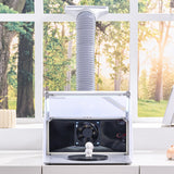 VEVOR Airbrush Spray Booth Portable Hobby Airbrush Paint Spray Booth for Models - Low Angle