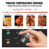 VEVOR 3000W 54cm Commercial Electric Countertop Griddle Flat Top Grill Hot Plate - Top-Down View