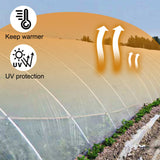 VEVOR Greenhouse Film, Greenhouse Polyethylene Film 12x25 ft Greenhouse Plastic - Top-Down View