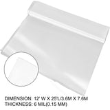 VEVOR Greenhouse Film, Greenhouse Polyethylene Film 12x25 ft Greenhouse Plastic - Low Angle