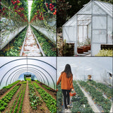 VEVOR Greenhouse Film, Greenhouse Polyethylene Film 20x28 ft Greenhouse Plastic - Rear View