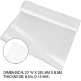VEVOR Greenhouse Film, Greenhouse Polyethylene Film 20x28 ft Greenhouse Plastic