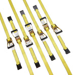 10 Pack Ratchet Tie Down Straps 10000 lbs 2