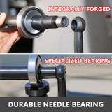 VEVOR Leather Cutting Machine Double Guiding Shaft Leather Embossing Machine with 260x120mm Upper Platen Max 10 mm Leather Die Cutter Suitable for Photo Paper PVC/EVA Sheet - 45-Degree Angle