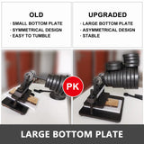 VEVOR Leather Cutting Machine Double Guiding Shaft Leather Embossing Machine with 260x120mm Upper Platen Max 10 mm Leather Die Cutter Suitable for Photo Paper PVC/EVA Sheet - Close-Up Angle