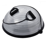 VEVOR Half Exercise Ball Trainer, 23 inch Balance Ball Trainer, 660lbs Capacity Stability Ball, Yoga Ball with Resistance Bands & Foot Pump, Strength Fitness Ball for Home Gym, Full Body Workout, Gray - Extra Image