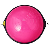VEVOR Half Exercise Ball Trainer, 26 inch Balance Ball Trainer, 1500lbs Capacity Stability Ball, Yoga Ball with Resistance Bands & Foot Pump, Strength