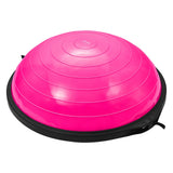 VEVOR Half Exercise Ball Trainer, 26 inch Balance Ball Trainer, 1500lbs Capacity Stability Ball, Yoga Ball with Resistance Bands & Foot Pump, Strength