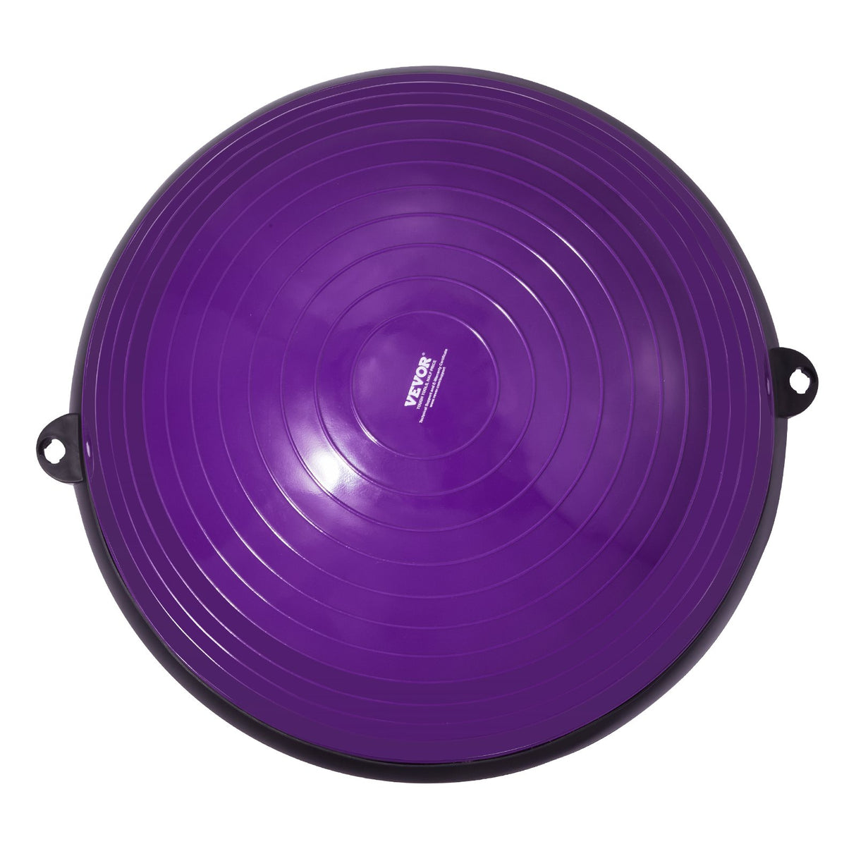 VEVOR Half Exercise Ball Trainer, 23 inch Balance Ball Trainer, 660lbs Stability Ball, Yoga Ball with Resistance Bands & Foot Pump, Strength Fitness