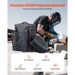 33L Welding Backpack 600D Polyester Welder Backpack for Tools and Helmet