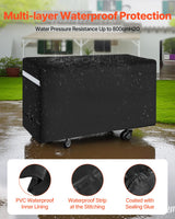 VEVOR 66 inch Grill Cover Heavy Duty BBQ Gas Grill Cover Outdoor Waterproof - Side View