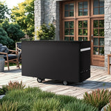 VEVOR 66 inch Grill Cover Heavy Duty BBQ Gas Grill Cover Outdoor Waterproof - Low Angle