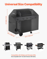 VEVOR 52 inch Grill Cover Heavy Duty BBQ Gas Grill Cover Outdoor Waterproof