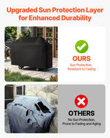 VEVOR 52 inch Grill Cover Heavy Duty BBQ Gas Grill Cover Outdoor Waterproof