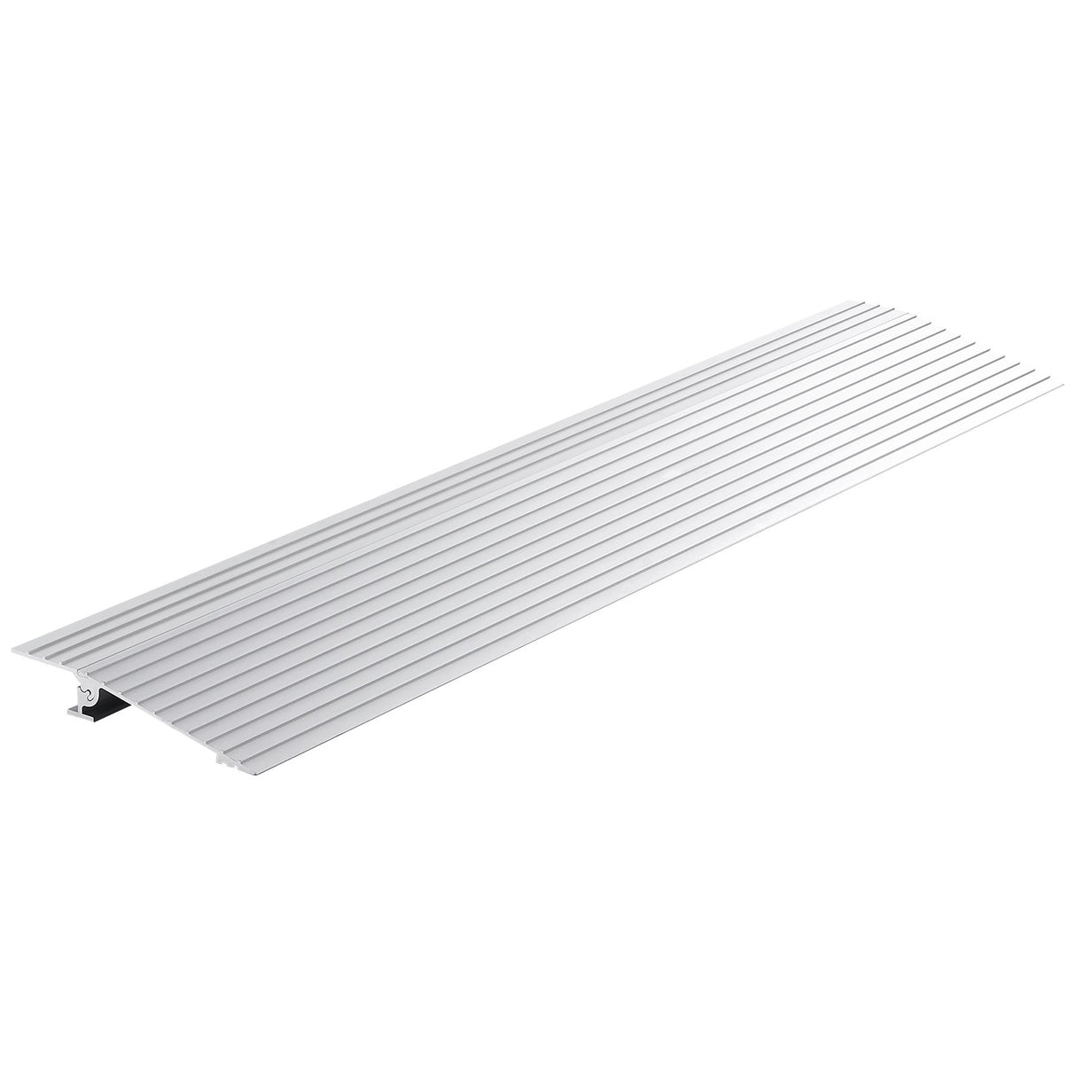 Door Threshold Ramp, 1" Rise, 800 lbs Load Capacity, Door Ramp for Wheelchairs, Aluminum Threshold Ramp for Doorways, Adjustable Modular Threshold Ramp for Wheelchairs, Scooters, Power Chairs
